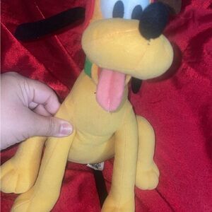 Disney Christmas Pluto reindeer plush
